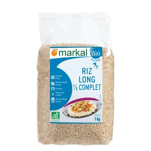 Riz long 1/2 complet, Markal, 1 kg*