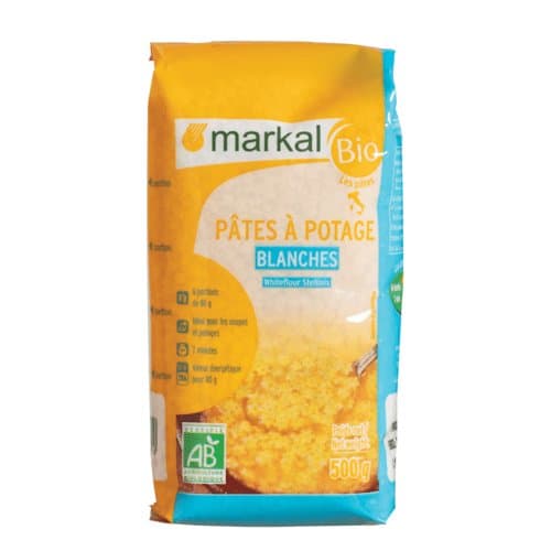 Pâtes à potage blanches blé dur, Markal, 500 g*