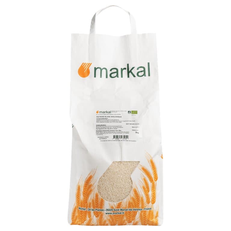 Riz rond blanc, Markal, 5 kg*