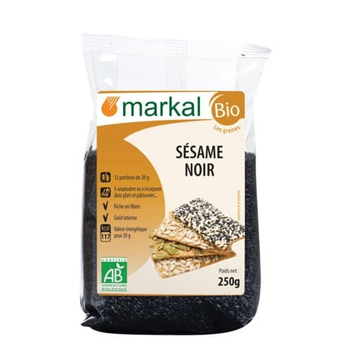 Graines de sésame noir, Markal, 250 g*