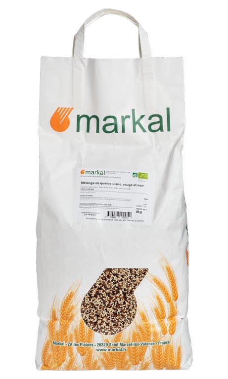 Trio quinoa blanc-rouge-noir, Markal, 5 kg*