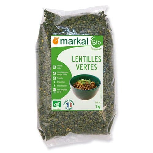 Lentille verte, Markal, 1 kg*