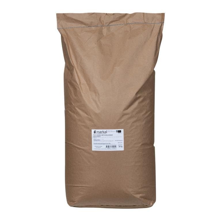 Pois cassés verts, Markal, 25 kg*