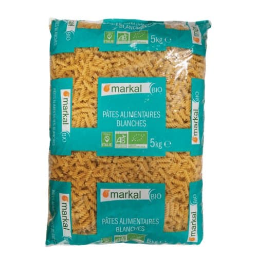 Fusilli blancs, Markal, 5 kg*