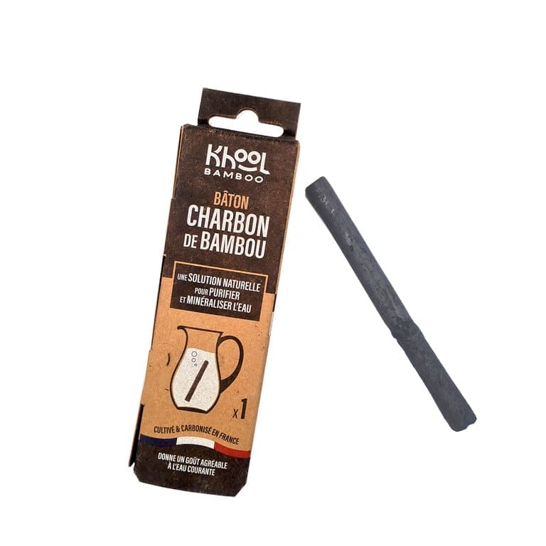 Charbon bambou bâton x1, Khool Bambou, 27 g*