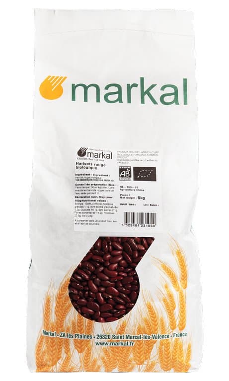 Haricots rouges kidney, Markal, 5 kg*