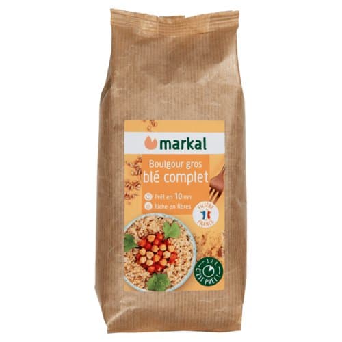 Boulgour gros de blé complet, Markal, 500 g*