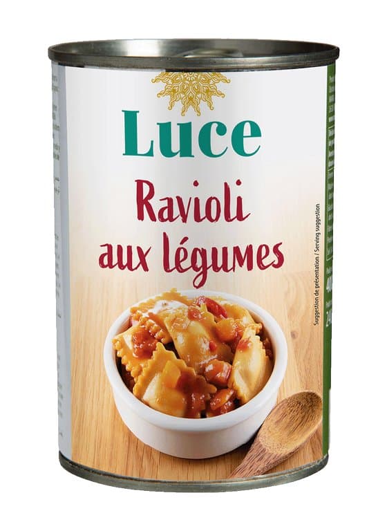 Ravioli aux légumes, Luce, 400 g*