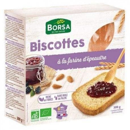 Biscottes d'épeautre, Borsa, 300 g*