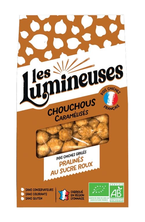 Pois chiche sucré praliné, Les Lumineuses, 90 g*