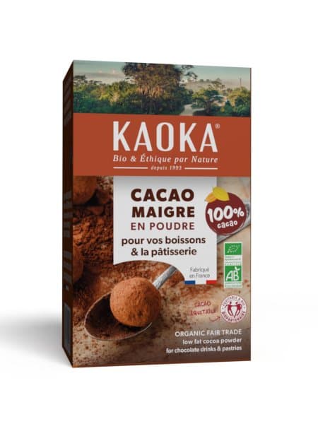 Cacao maigre en poudre, Kaoka, 250 g*