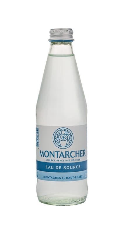Eau de source plate, Montarcher, 330 ml*