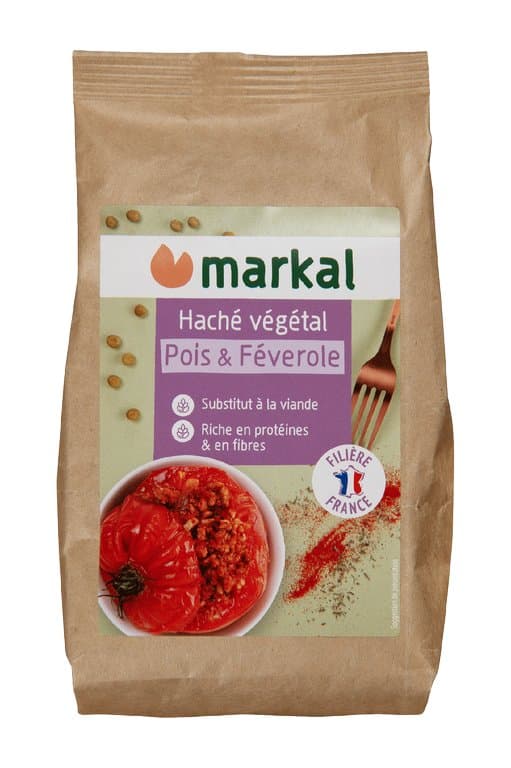 Haché végétal pois & féverole, Markal, 175 g*