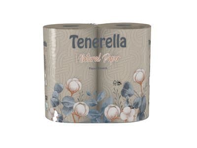 Papier toilette 4 rouleaux 3 plis 200 feuilles, Tenerella, 485 g*