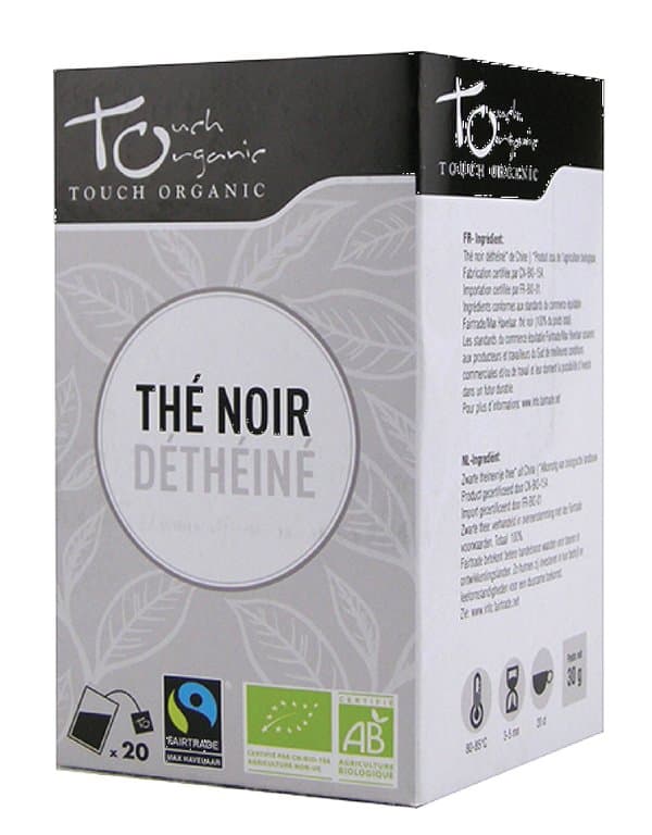 Thé noir déthéiné, Touch Organic, 30 g*