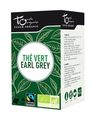 Thé vert earl grey, Touch Organic, 43 g*