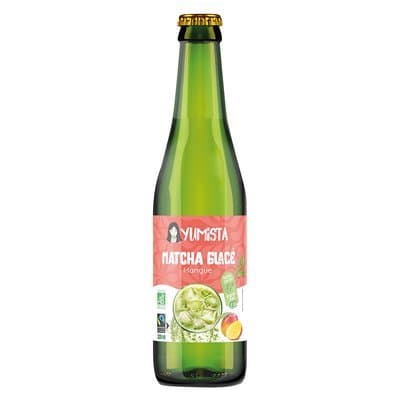 Matcha glacé mangue, Yumista, 330 ml*