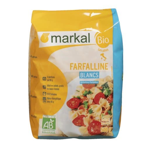 Pâtes farfalline blanches, Markal, 500 g*