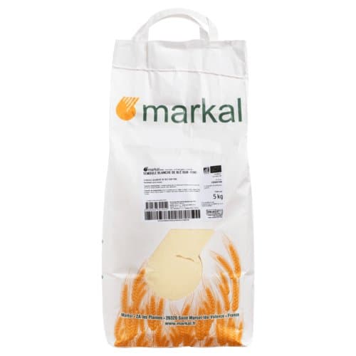 Semoule de blé dur blanche fine, Markal, 5 kg*