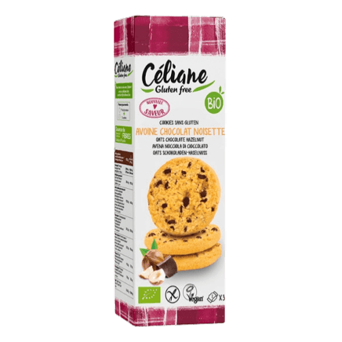 Cookies Avoine Chocolat Et Noisettes, Céliane Glutenfree, 120 g*