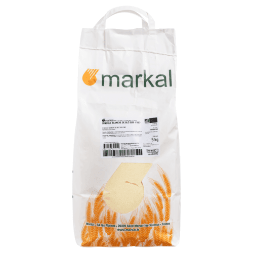 Feiner Weisser Hartweizengriess, Markal, 5 kg*
